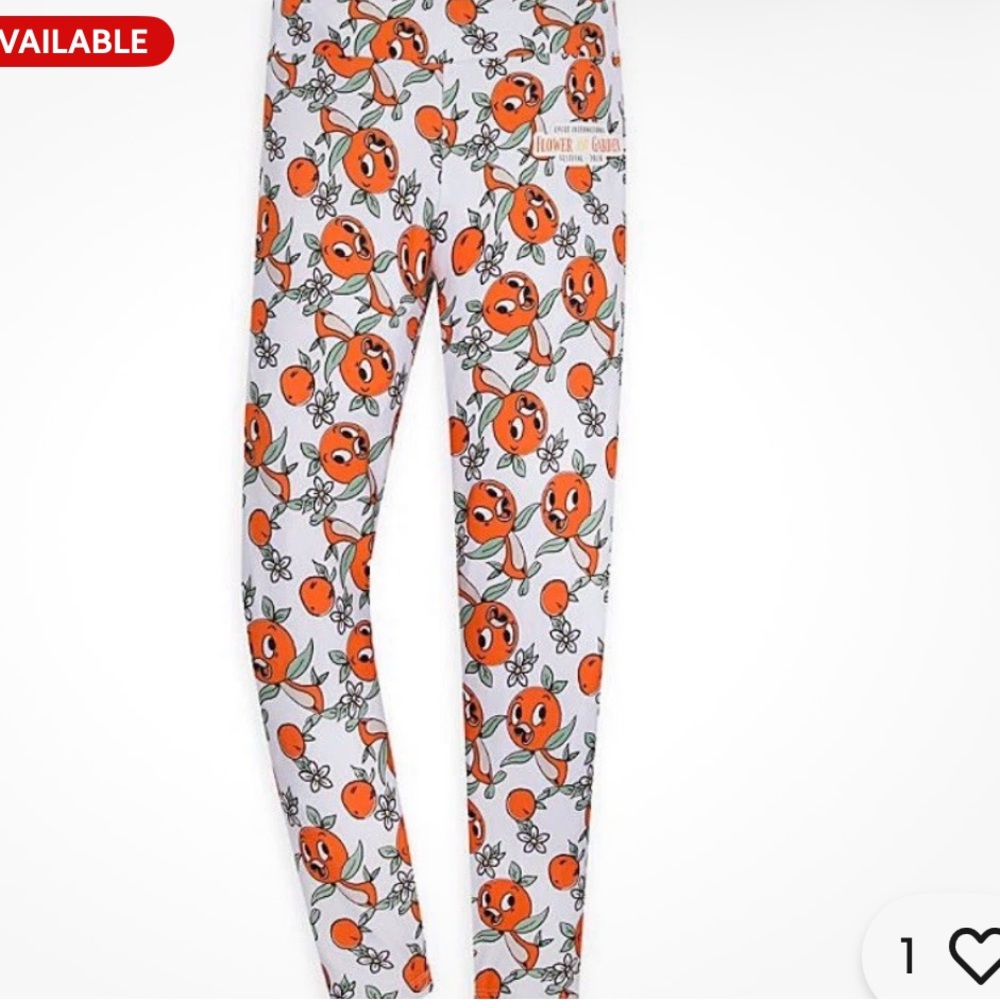 Rare Orange Bird Leggings‎ from 2020 Epcot Flower & Garden Festival